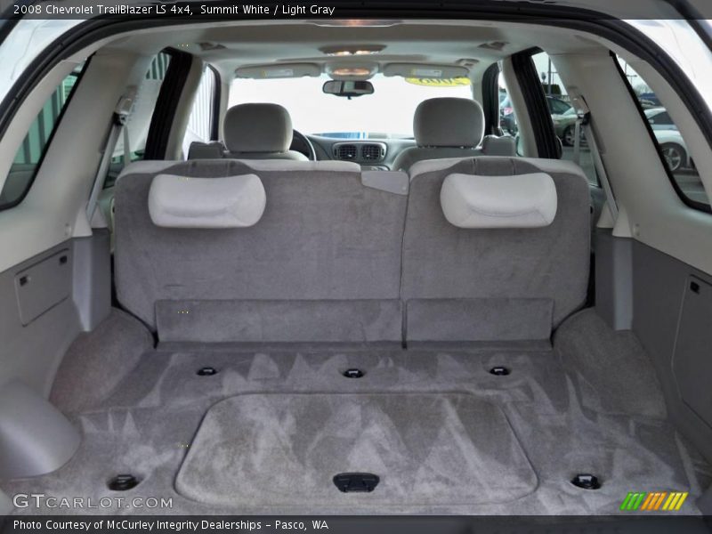 Summit White / Light Gray 2008 Chevrolet TrailBlazer LS 4x4