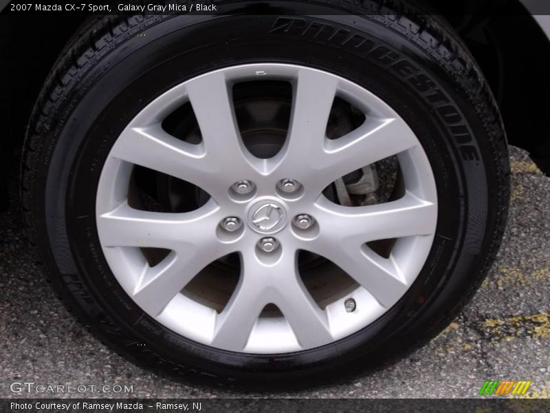 Galaxy Gray Mica / Black 2007 Mazda CX-7 Sport