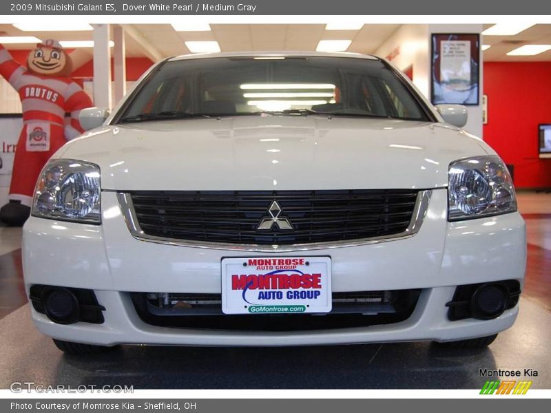 Dover White Pearl / Medium Gray 2009 Mitsubishi Galant ES