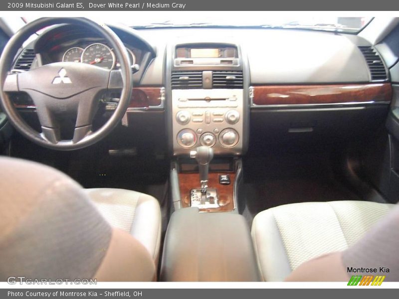 Dover White Pearl / Medium Gray 2009 Mitsubishi Galant ES