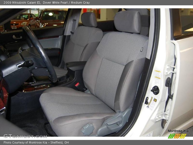Dover White Pearl / Medium Gray 2009 Mitsubishi Galant ES