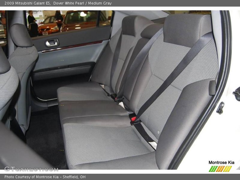 Dover White Pearl / Medium Gray 2009 Mitsubishi Galant ES