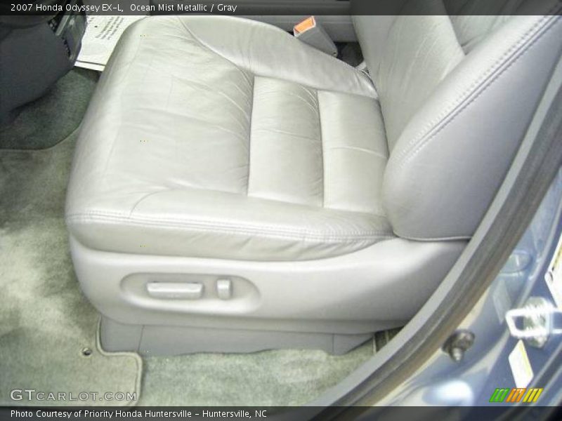 Ocean Mist Metallic / Gray 2007 Honda Odyssey EX-L
