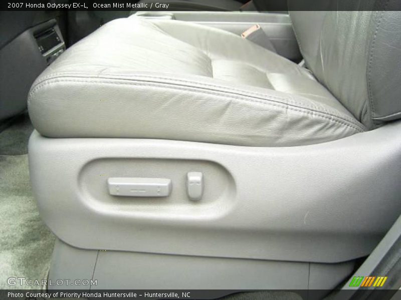 Ocean Mist Metallic / Gray 2007 Honda Odyssey EX-L