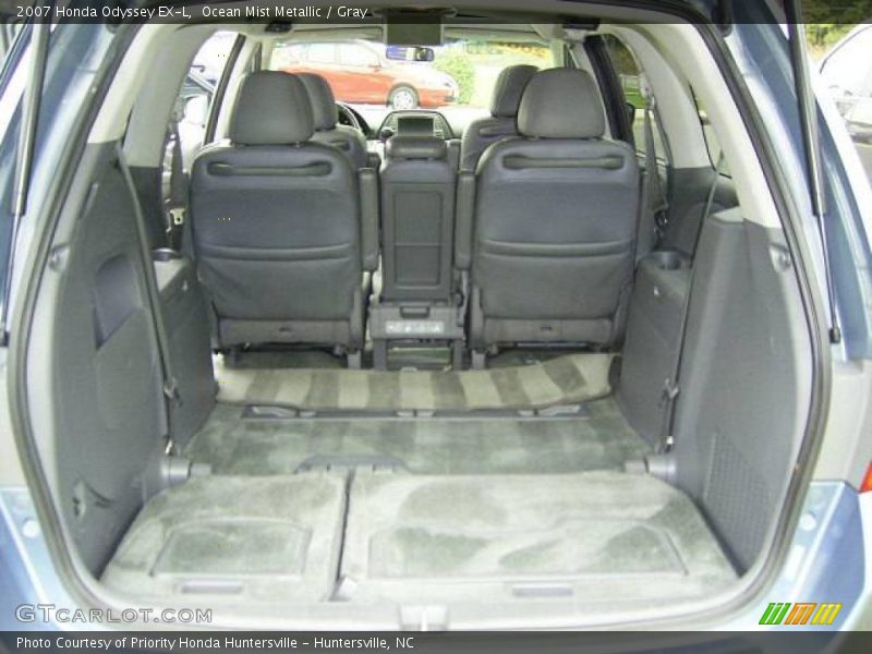 Ocean Mist Metallic / Gray 2007 Honda Odyssey EX-L