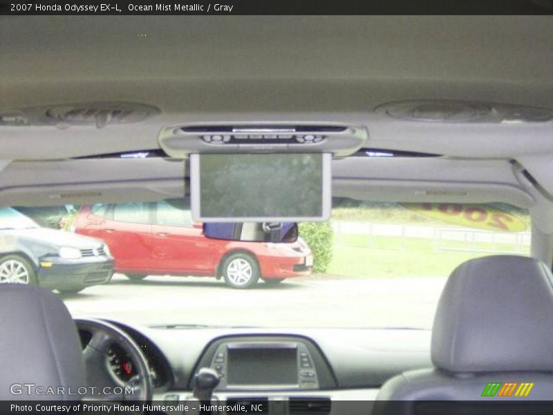 Ocean Mist Metallic / Gray 2007 Honda Odyssey EX-L