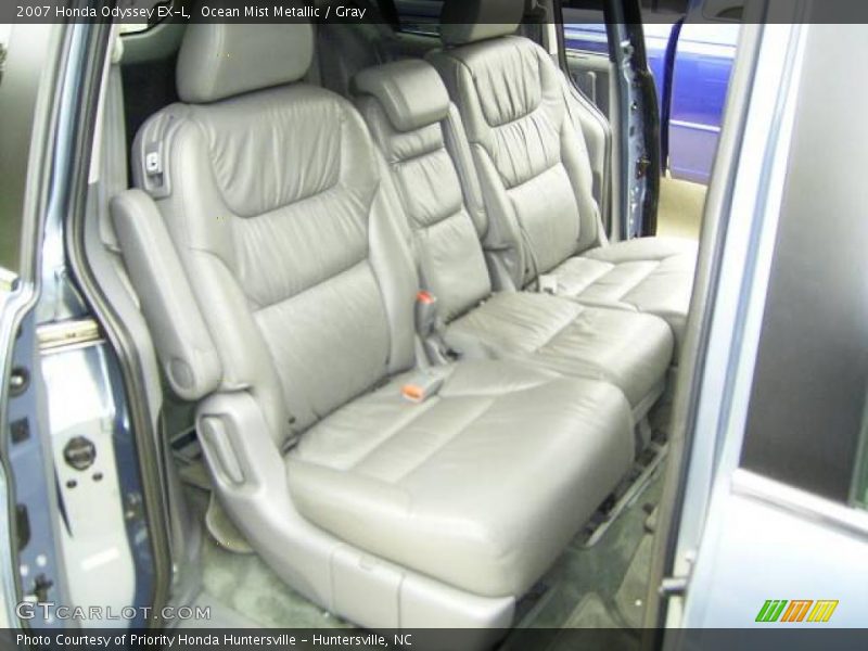 Ocean Mist Metallic / Gray 2007 Honda Odyssey EX-L
