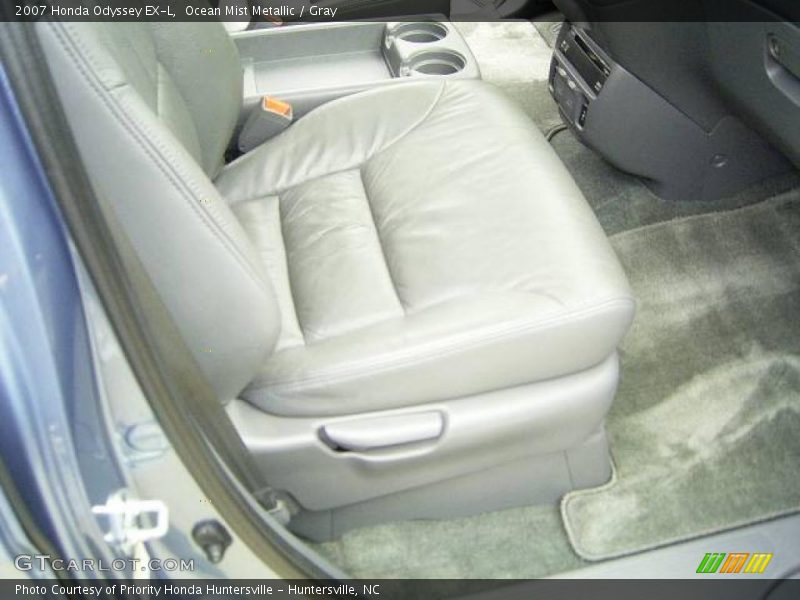 Ocean Mist Metallic / Gray 2007 Honda Odyssey EX-L