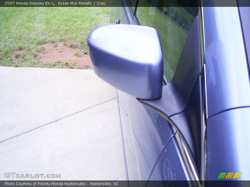 Ocean Mist Metallic / Gray 2007 Honda Odyssey EX-L