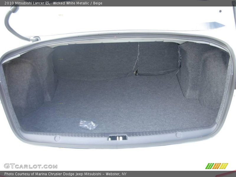 Wicked White Metallic / Beige 2010 Mitsubishi Lancer ES