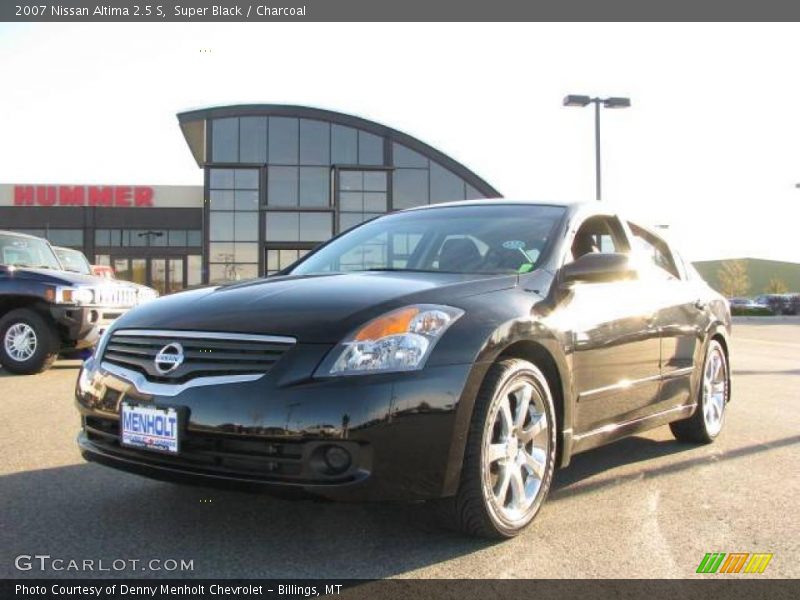 Super Black / Charcoal 2007 Nissan Altima 2.5 S