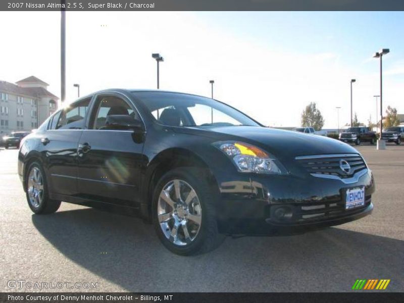 Super Black / Charcoal 2007 Nissan Altima 2.5 S