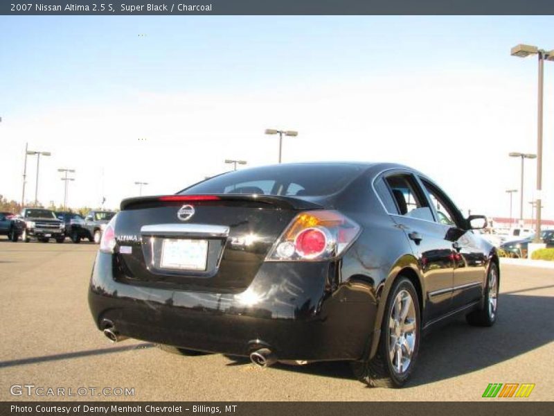 Super Black / Charcoal 2007 Nissan Altima 2.5 S
