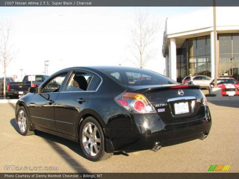 Super Black / Charcoal 2007 Nissan Altima 2.5 S