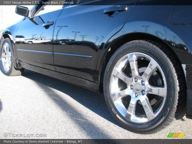 Super Black / Charcoal 2007 Nissan Altima 2.5 S