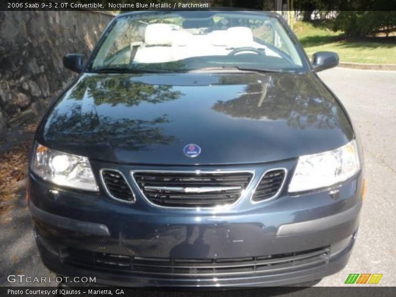 Nocturne Blue Metallic / Parchment 2006 Saab 9-3 2.0T Convertible