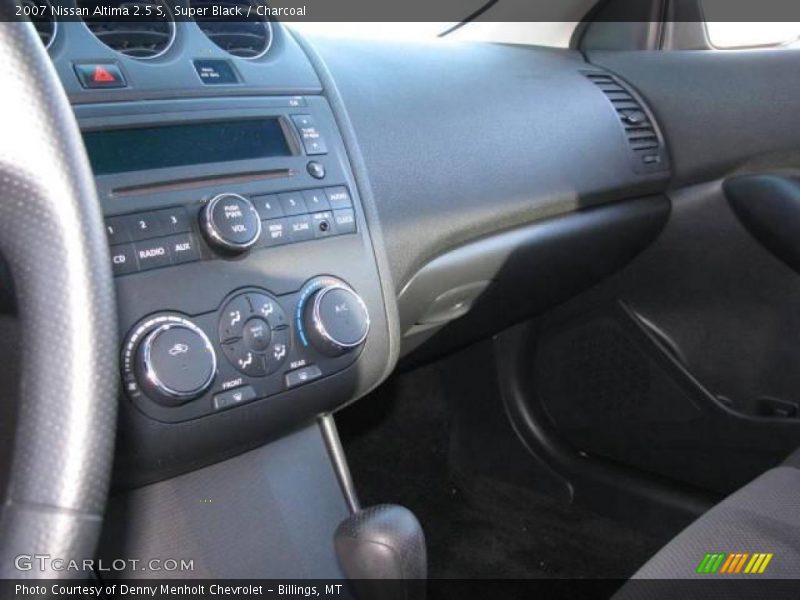Super Black / Charcoal 2007 Nissan Altima 2.5 S