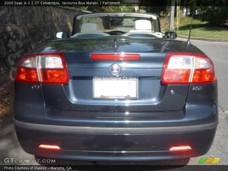 Nocturne Blue Metallic / Parchment 2006 Saab 9-3 2.0T Convertible