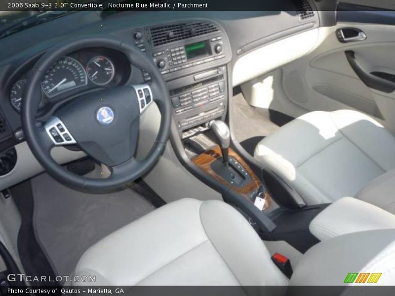 Nocturne Blue Metallic / Parchment 2006 Saab 9-3 2.0T Convertible