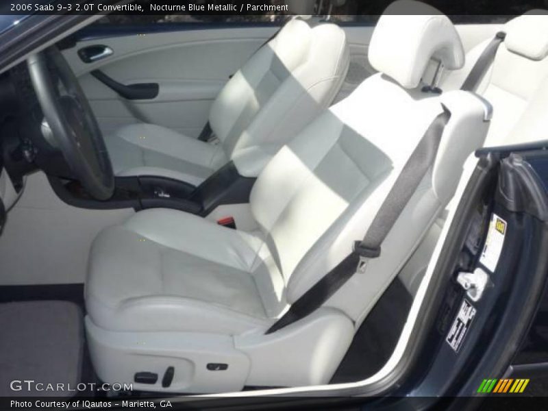 Nocturne Blue Metallic / Parchment 2006 Saab 9-3 2.0T Convertible