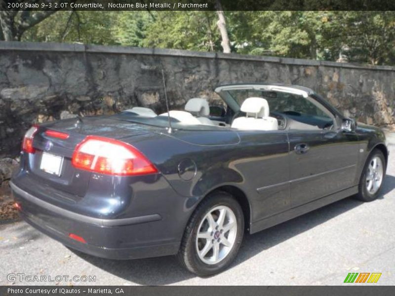 Nocturne Blue Metallic / Parchment 2006 Saab 9-3 2.0T Convertible