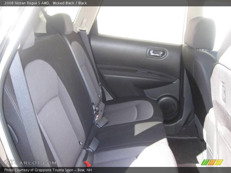 Wicked Black / Black 2008 Nissan Rogue S AWD