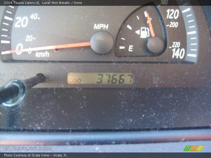 Lunar Mist Metallic / Stone 2004 Toyota Camry LE