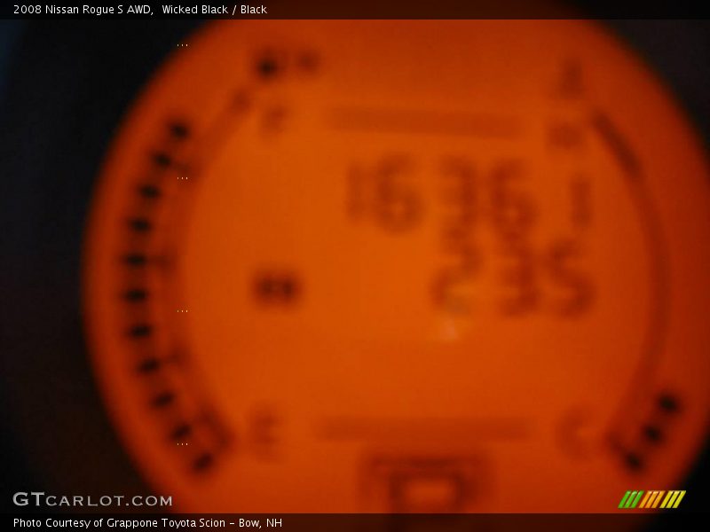 Wicked Black / Black 2008 Nissan Rogue S AWD