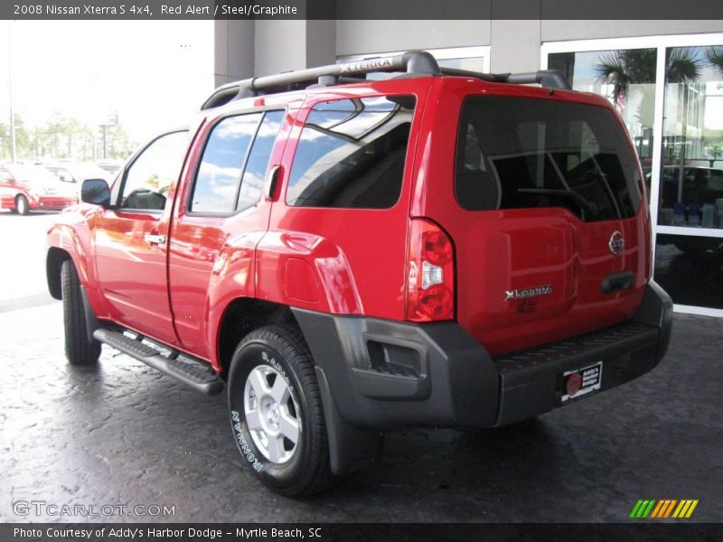 Red Alert / Steel/Graphite 2008 Nissan Xterra S 4x4