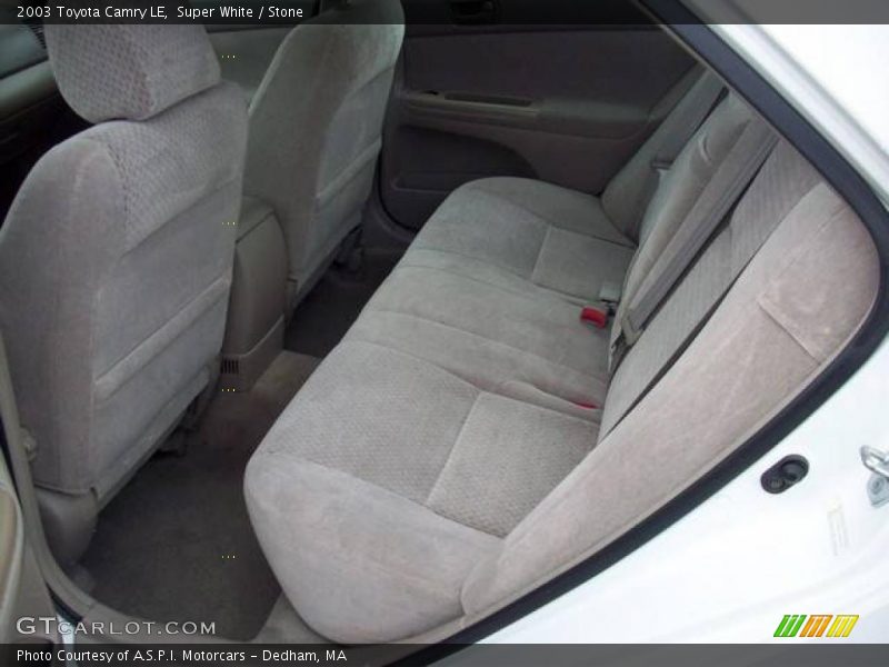 Super White / Stone 2003 Toyota Camry LE
