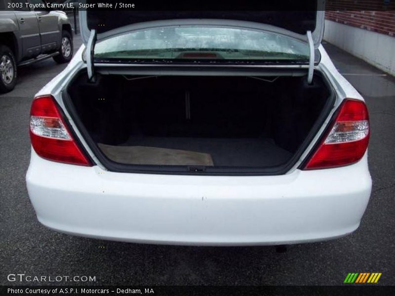 Super White / Stone 2003 Toyota Camry LE