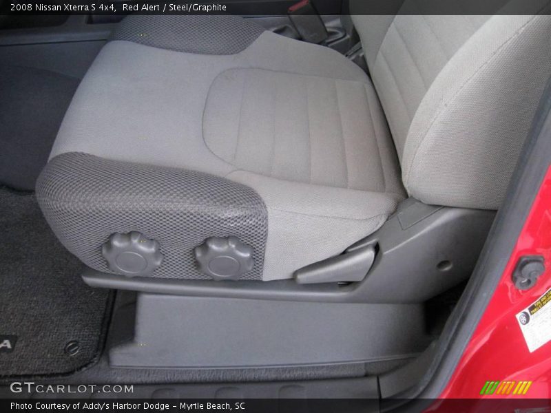 Red Alert / Steel/Graphite 2008 Nissan Xterra S 4x4