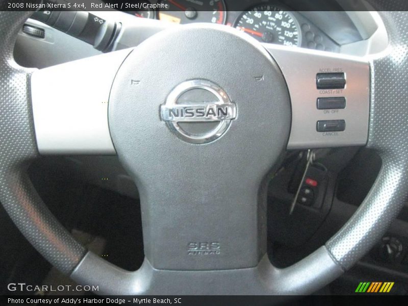 Red Alert / Steel/Graphite 2008 Nissan Xterra S 4x4