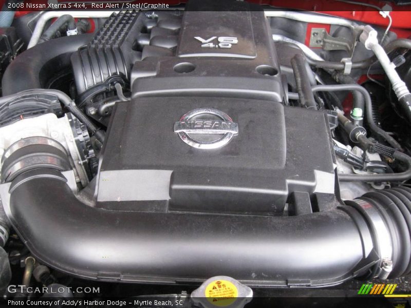 Red Alert / Steel/Graphite 2008 Nissan Xterra S 4x4