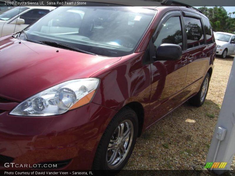Salsa Red Pearl / Stone 2007 Toyota Sienna LE