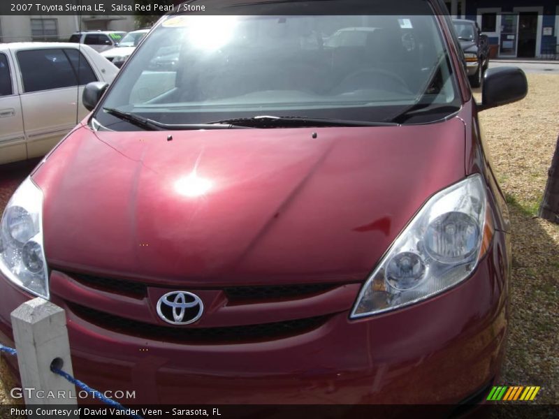 Salsa Red Pearl / Stone 2007 Toyota Sienna LE