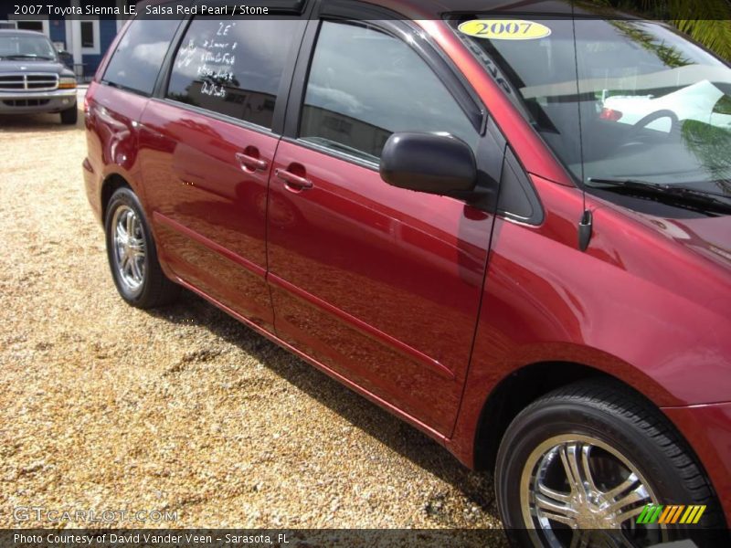 Salsa Red Pearl / Stone 2007 Toyota Sienna LE