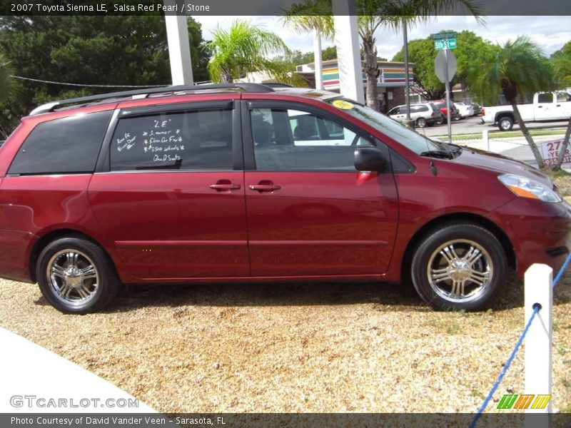Salsa Red Pearl / Stone 2007 Toyota Sienna LE