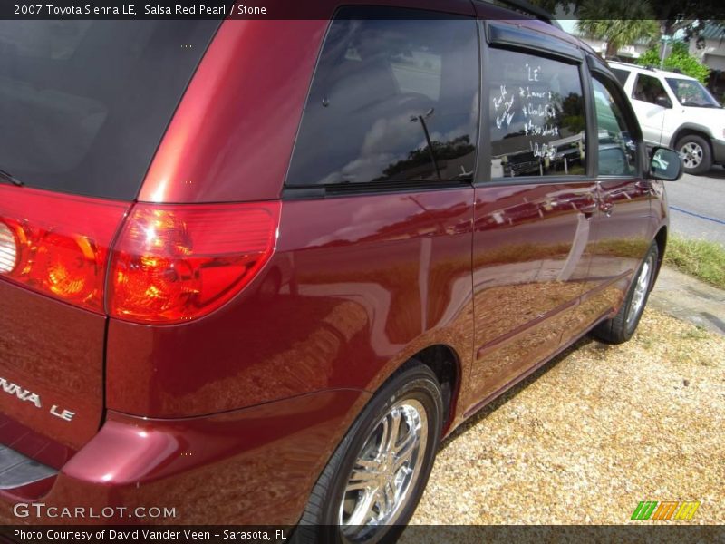 Salsa Red Pearl / Stone 2007 Toyota Sienna LE