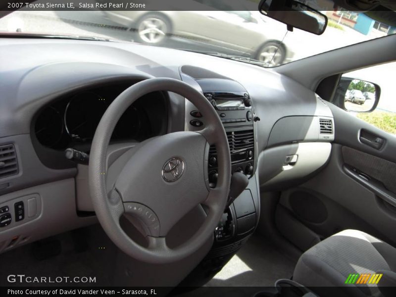 Salsa Red Pearl / Stone 2007 Toyota Sienna LE