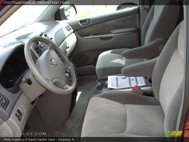 Salsa Red Pearl / Stone 2007 Toyota Sienna LE