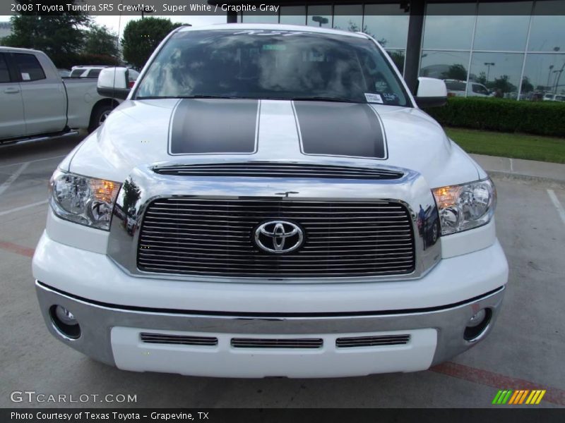Super White / Graphite Gray 2008 Toyota Tundra SR5 CrewMax