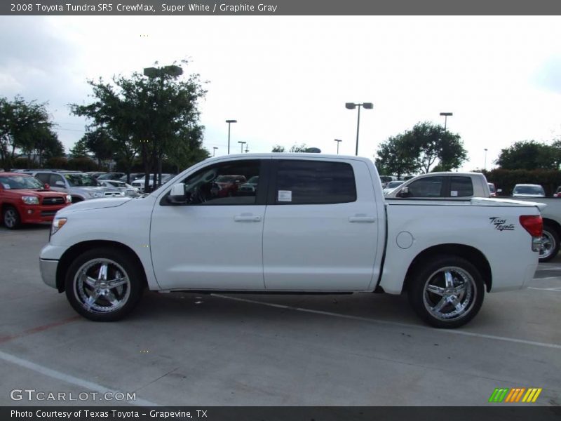 Super White / Graphite Gray 2008 Toyota Tundra SR5 CrewMax