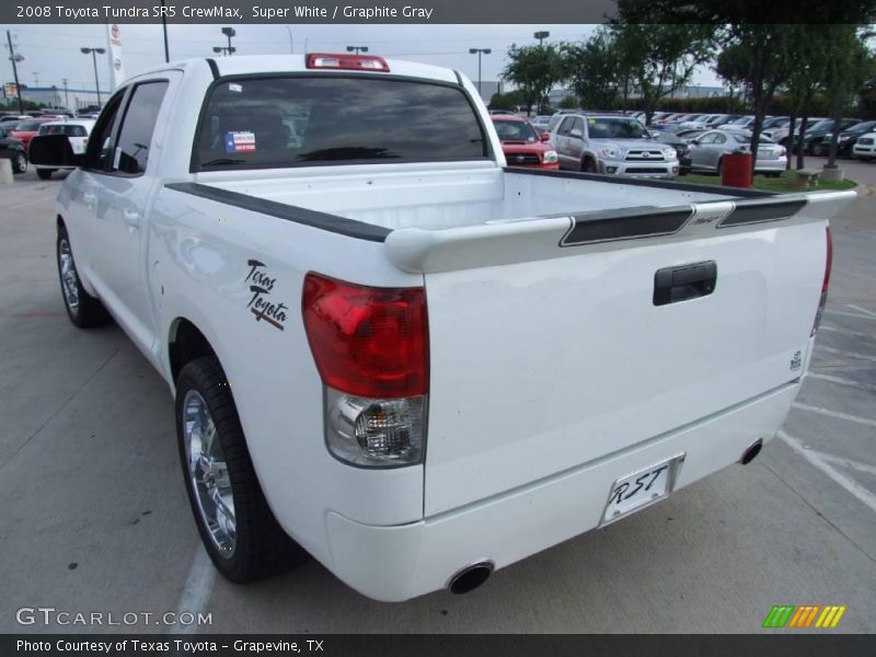 Super White / Graphite Gray 2008 Toyota Tundra SR5 CrewMax