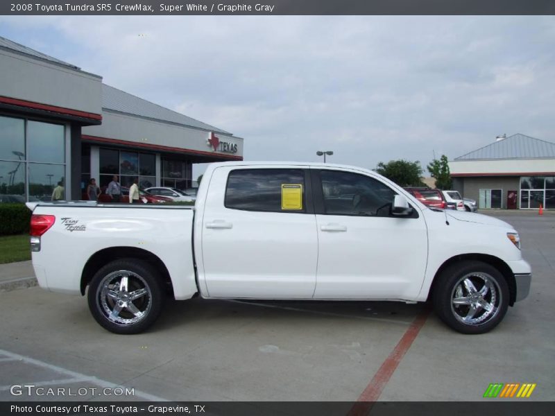 Super White / Graphite Gray 2008 Toyota Tundra SR5 CrewMax