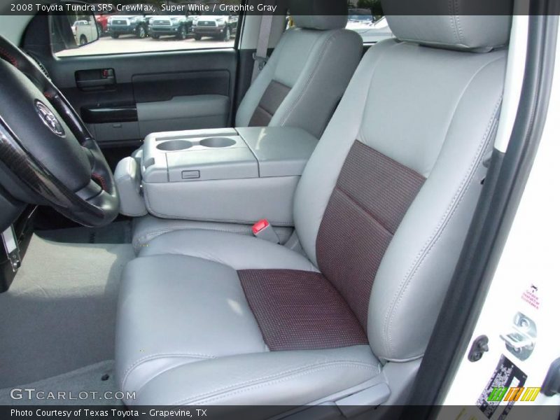 Super White / Graphite Gray 2008 Toyota Tundra SR5 CrewMax