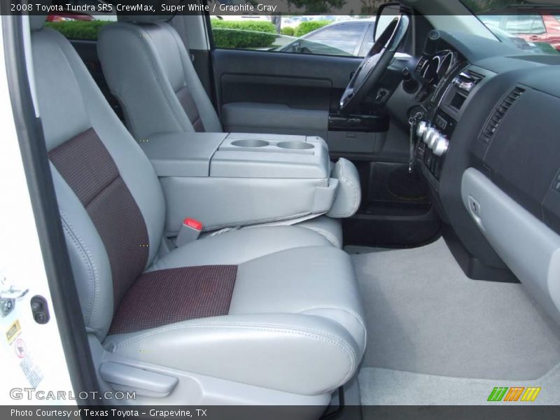 Super White / Graphite Gray 2008 Toyota Tundra SR5 CrewMax