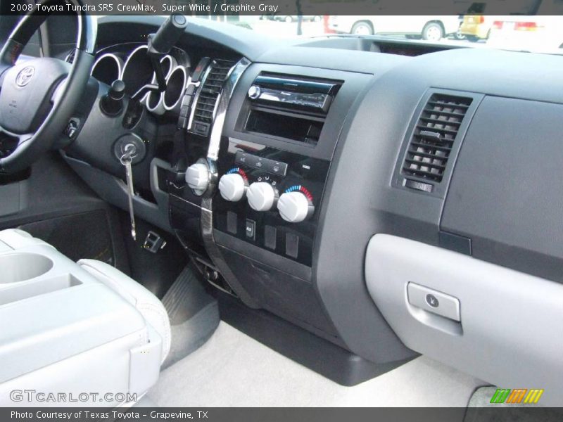 Super White / Graphite Gray 2008 Toyota Tundra SR5 CrewMax