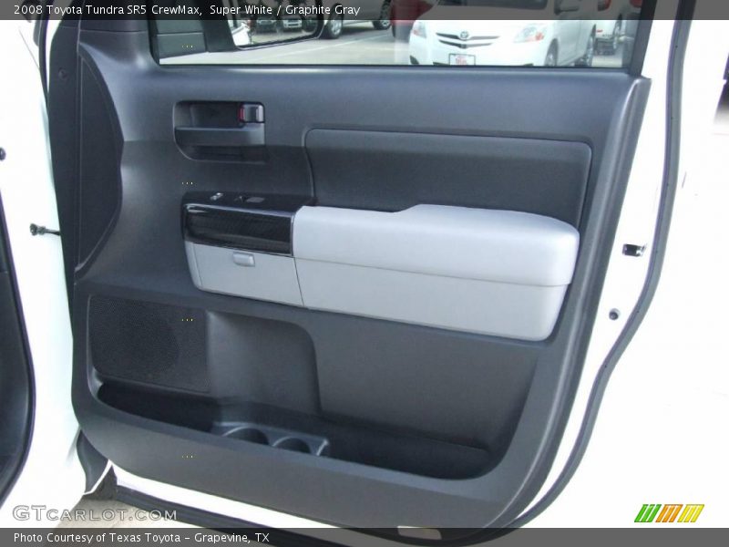 Super White / Graphite Gray 2008 Toyota Tundra SR5 CrewMax