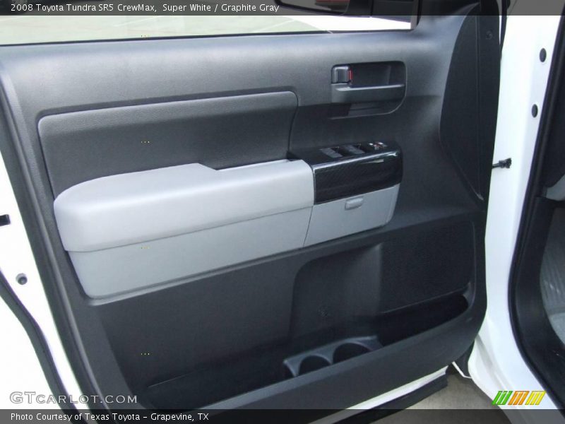 Super White / Graphite Gray 2008 Toyota Tundra SR5 CrewMax